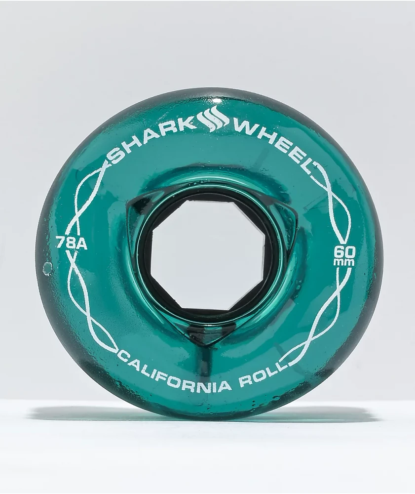 Shark Wheel California Roll 60mm 78a Emerald Cruiser Wheels