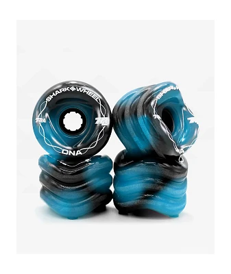 Shark Wheel DNA 73mm 78a Black & Blue Swirl Skateboard Wheels