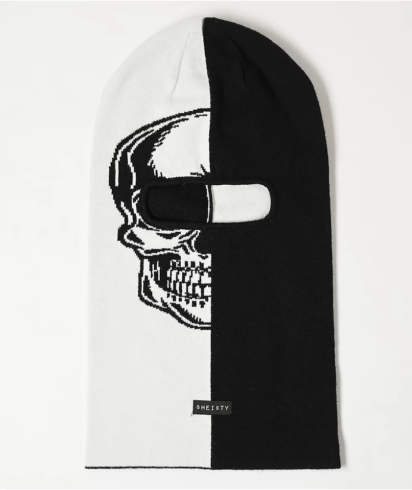 Sheisty 2Face White & Black Balaclava