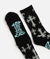 Sheisty Confession Black Crew Socks