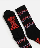 Sheisty Propane Black Crew Socks