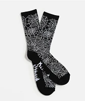 Sheisty Web Black Crew Socks
