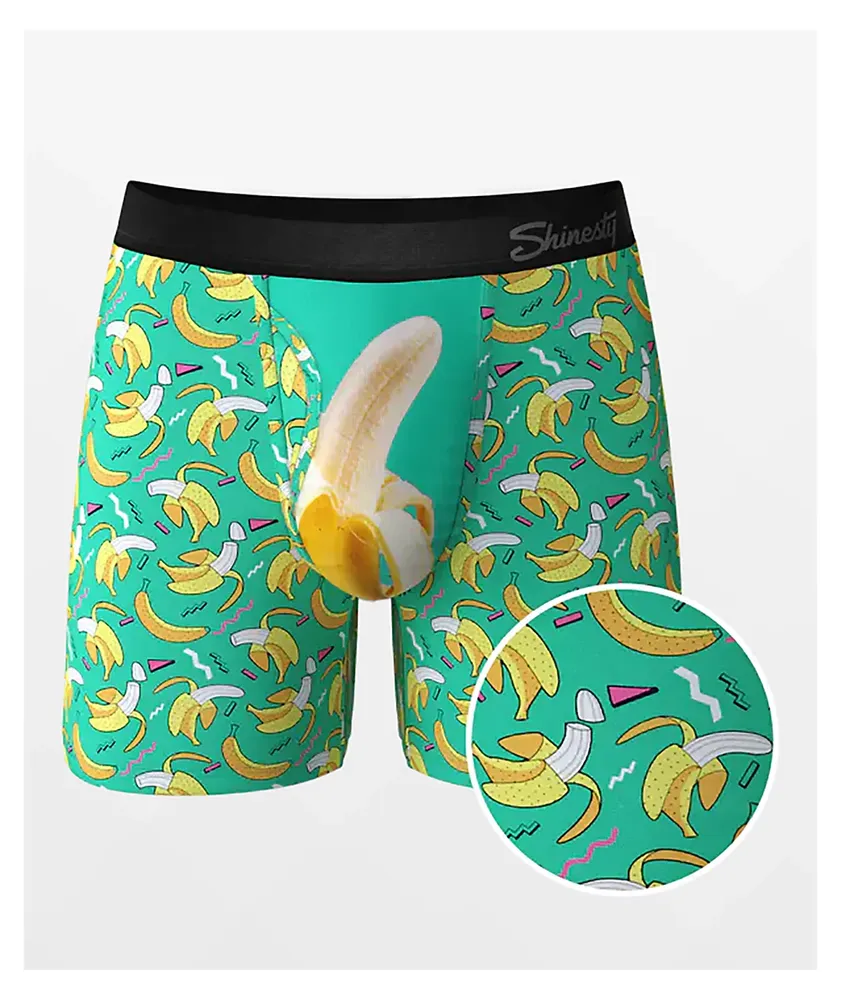 Banana Silver Skin 500E Modal Men's Underwear All-Season Moisture Removal  Antibacterial Breathable Anti-hippinch Boxer Shorts 3 Pieces