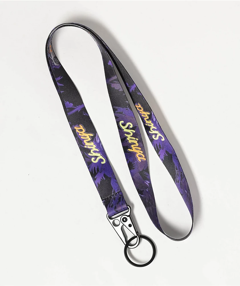 Shinya Car Meet Purple & Black Lanyard