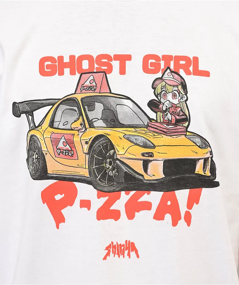 Shinya GG Pizza White T-Shirt