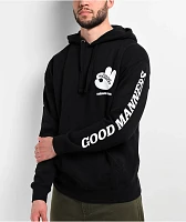 Shinya Good Manners Black Hoodie