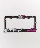 Shinya Jiro And Maki Black & Purple License Plate Frame