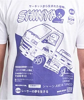 Shinya KEI Mag Inverse White T-Shirt