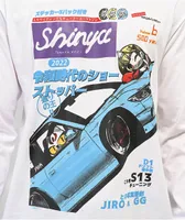 Shinya Mag White Long Sleeve T-Shirt