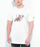 Shinya Race Flag White T-Shirt