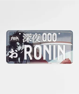 Shinya Ronin License Plate