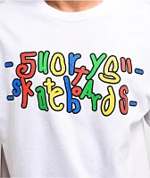 Shorty's F.U. Logo White T-Shirt