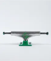 Silver M-Class Raw 7.75" Polished Green Skateboard Truck