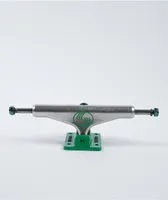 Silver M-Class Raw 8.5" Polished Green Skateboard Truck