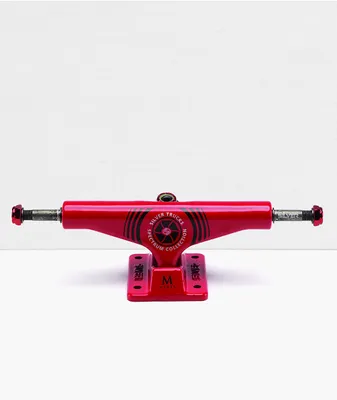 Silver M-Class Spectrum 8.0" Red Skateboard Truck