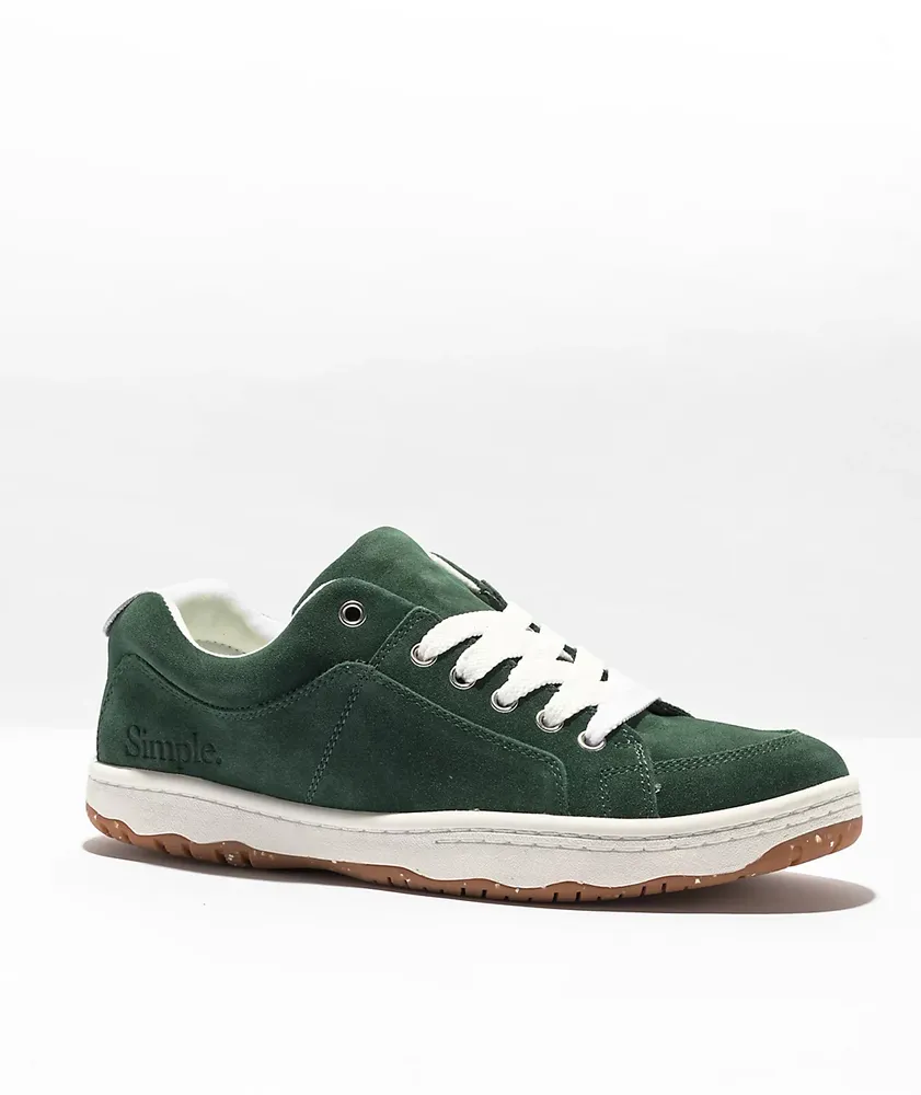 Vans Old Skool Club Stone & Green Skate Shoes