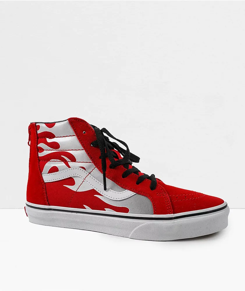 Sk8-Hi Ferocious Flame Zip Skate Shoes