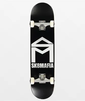 Sk8mafia House Logo Black 7.75" Skateboard Complete