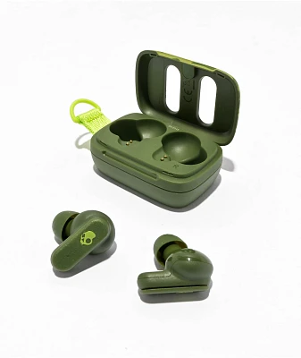 Skullcandy Dime 3 Moss Green Wireless Earbuds