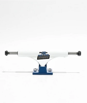 Slappy Curb Creeper 8.0" White & Blue Skateboard Truck