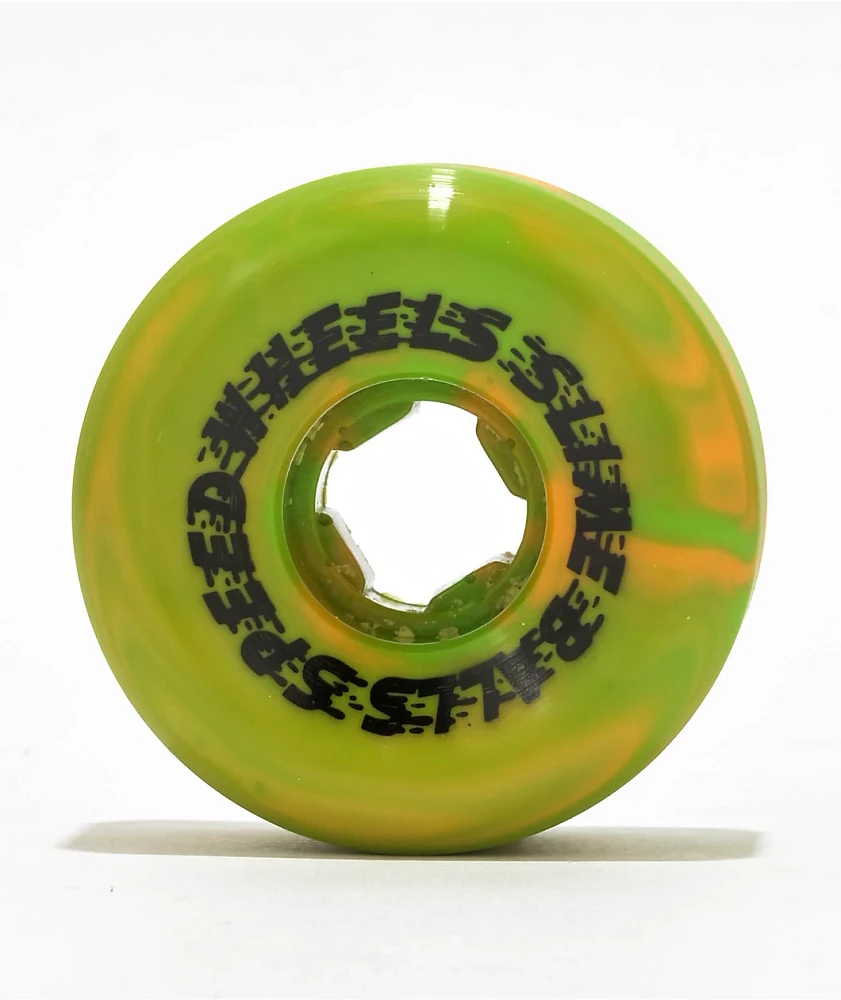 Slime Balls Face Melter Trip Balls 56mm 99a Green Skateboard Wheels