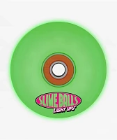 Slime Balls Friends of Planet 66mm 78a Green Light Up Skateboard Wheels