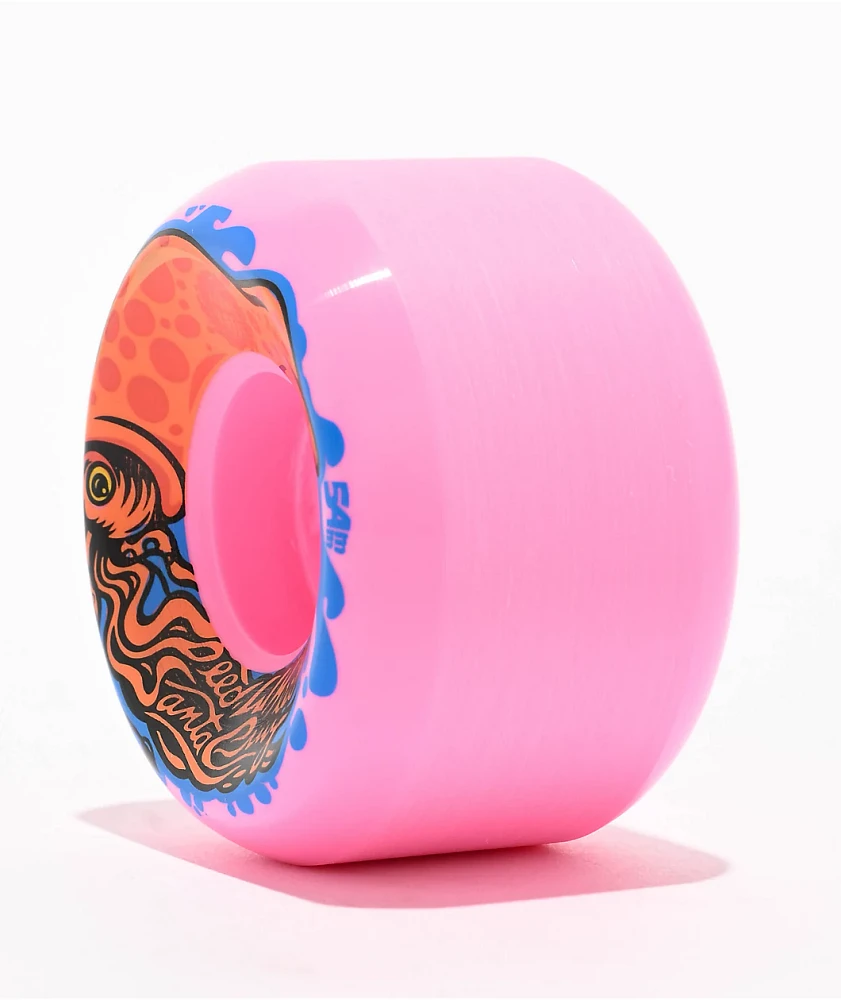 Slime Balls Ink Balls Vomit Mini 54mm 99a Neon Pink Skateboard Wheels