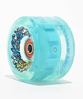 Slime Balls Light Ups LED Chrome Surfer OG 66mm 78a Clear Blue Cruiser Skateboard Wheels