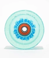 Slime Balls Light Ups LED Chrome Surfer OG 66mm 78a Clear Blue Cruiser Skateboard Wheels