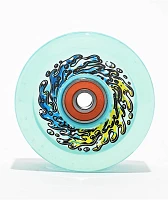 Slime Balls Light Ups LED Chrome Surfer OG 66mm 78a Clear Blue Cruiser Skateboard Wheels