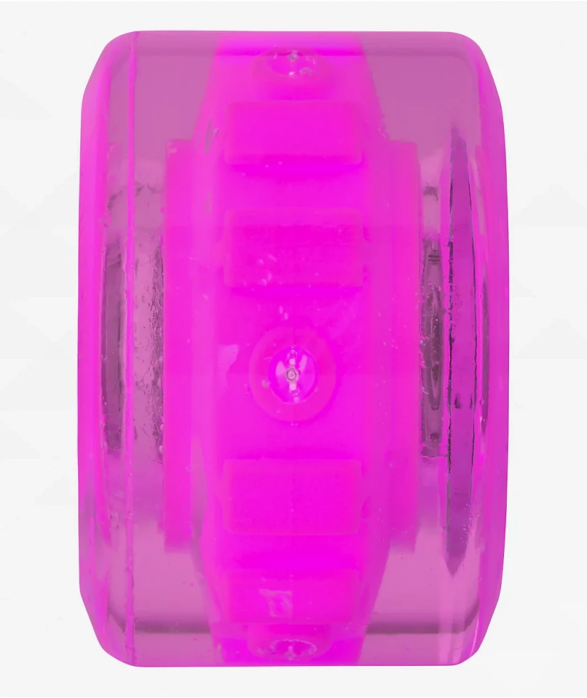 Slime Balls Light Ups LED Gator Swamp Spew 66mm 78a Pink Cruiser Skateboard Wheels