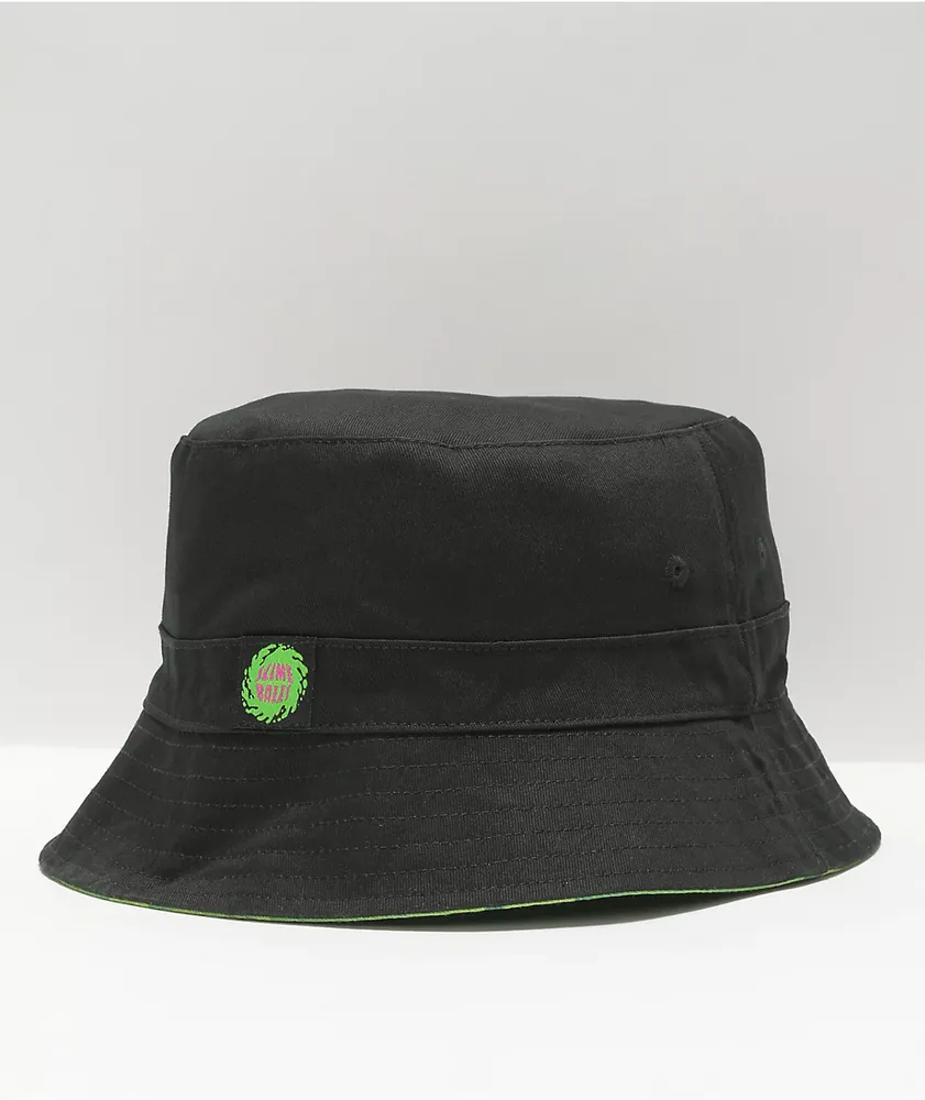 Slime Balls Reversible Green & Black Bucket Hat