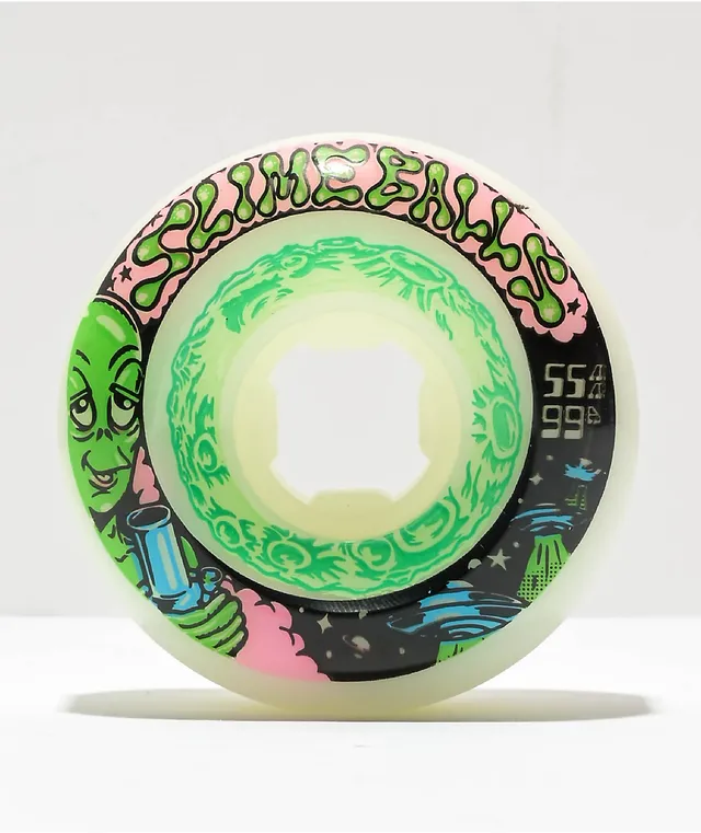 Slime Balls Mini OG Slime Green Pink 78a Skateboard Wheels 55mm