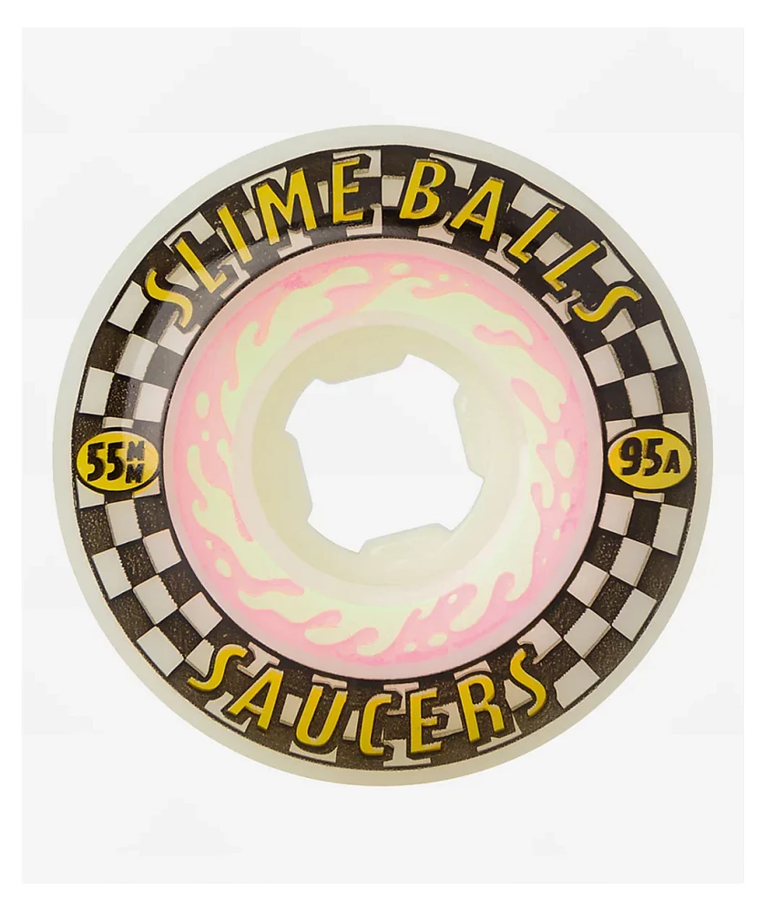 Slime Balls Saucers 55mm 95a Skateboard Wheels