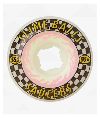 Slime Balls Saucers 55mm 95a Skateboard Wheels