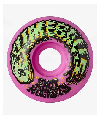 Slime Balls Snot Rockets 54mm 95a Pastel Pink Skateboard Wheels
