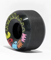 Slime Balls x Pac-Man Vomit Mini 54mm 97a Black Skateboard Wheels