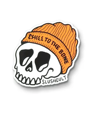 Slushcult Chill To The Bone Sticker