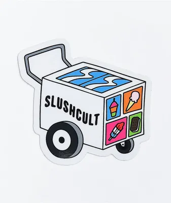Slushcult Ice Cream Cart Sticker