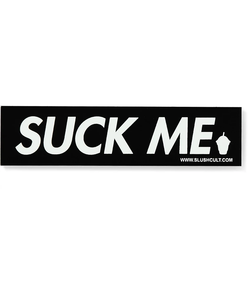 Slushcult Suck Me Logo Sticker