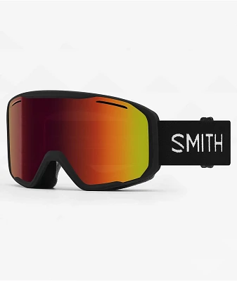 Smith Blazer Black & Red Sol-X Snowboard Goggles