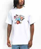 Sorry Mom Poser Skater White T-Shirt