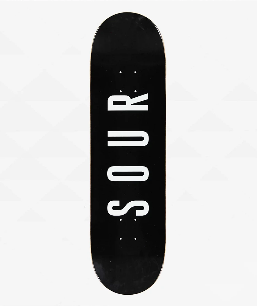 Sour Solution Army 8.5" Black Skateboard Deck