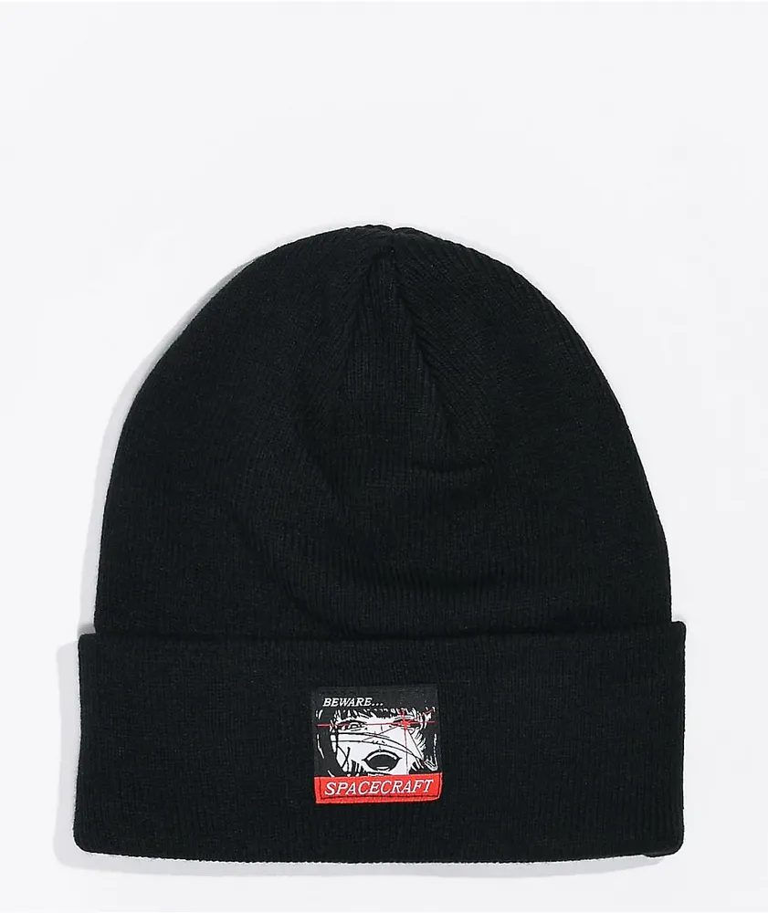 Spacecraft Lotus Beware Black Beanie