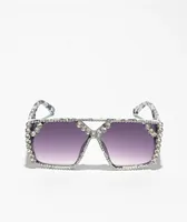 Sparkle Cow Pilot Sunglasses