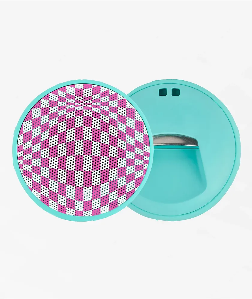 Speaqua Cruiser H2.0 Blue & Pink Warp Checker Wireless Speaker