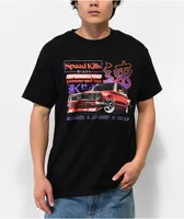 Speed Kills Hi Performance Black T-Shirt