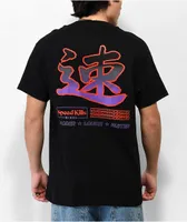 Speed Kills Hi Performance Black T-Shirt