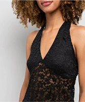 Spicychix Dahlia Black Lace Dress
