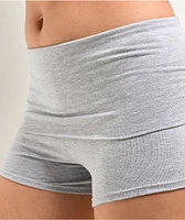 Spicychix Grey Foldover Shorts